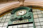 Clock at Saint Benedict Train Station (Estacao de Sao Bento). Porto, Portugal. Art Print